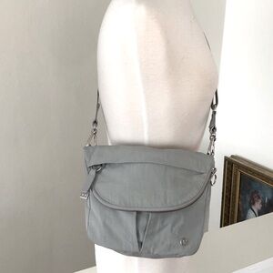Gray Lululemon crossbody bag